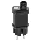 LED karácsonyi függöny – csillagok, 190x50 cm, kültéri és beltéri használatra, meleg fehér