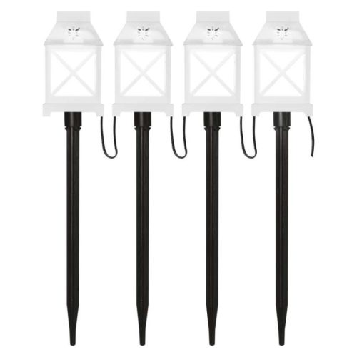LED dekoráció – leszúrható lámpák fehér, kültéri és beltéri, hideg fehér