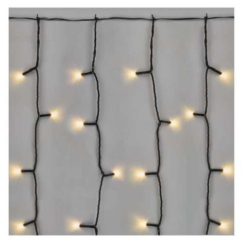 Standard LED sorolható karácsonyi füzér – fényfüggöny, 1x2 m, kültéri, meleg fehér