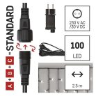 EMOS CNT Kezdő készlet – jégcsapok 2,5m 100LED IP44 12W, hideg fehér, időz.
