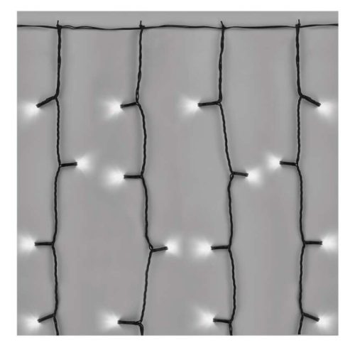 Standard LED sorolható karácsonyi füzér – fényfüggöny, 1x2 m, kültéri, hideg fehér