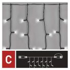 Standard LED sorolható karácsonyi füzér – fényfüggöny, 1x2 m, kültéri, hideg fehér