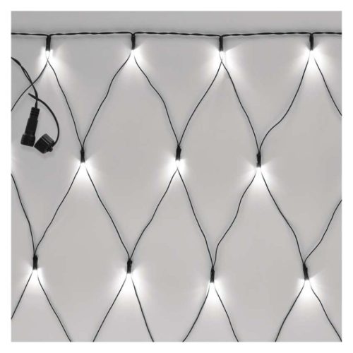Standard LED sorolható karácsonyi füzér – háló, 1,5x2 m, kültéri, hideg fehér