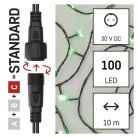 Standard LED sorolható karácsonyi füzér, 10 m, kültéri és beltéri, zöld