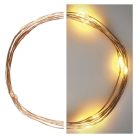 LED karácsonyi nano fényfüzér, 1,9 m, 2x AA, beltéri, meleg fehér, időzítő