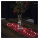 LED karácsonyi nano fényfüzér – süni, 2,4 m, 3x AA, beltéri, meleg fehér, időzítő