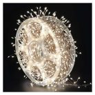 LED nano fényfüzér tekercsen, rézszínű, 19,2 m, meleg fehér, időzítő