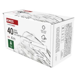   LED karácsonyi nano fényfüzér, ezüst, 4 m, kültéri és beltéri, hideg fehér, időzítő