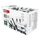LED karácsonyi fényfüzér, 5,6 m, 3x AA, kültéri és beltéri, hideg fehér, időzítő