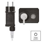 LED fényfüzér, cseresznye – golyók 2,5 cm, 4 m, kültéri és beltéri, hideg fehér, időzítő