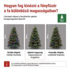 LED karácsonyi fényfüzér, cseresznye – golyók, 8 m,kültéri és beltéri,többszínű,progr,időz