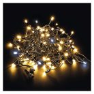 Premium LED sorolható füzér, villogó, 10 m, kültéri, meleg/hideg fehér