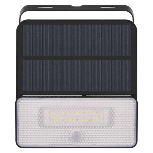 EMOS LED SOLAR reflektor hordozható SOLO, PIR, 1000lm IP54 természetes fehér
