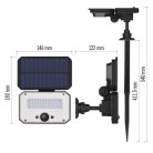 EMOS LED SOLAR reflektor hordozható SPILO, PIR, 1500lm IP54 meleg fehér