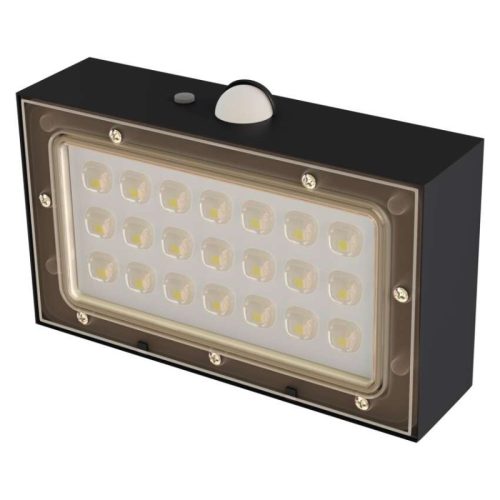 EMOS LED SOLAR lámpatest BRIXO PIR, 350lm IP65 természetes fehér