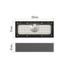 EMOS LED SOLAR lámpatest BRIXO PIR, 900lm IP65 természetes fehér