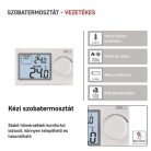 Manuális vezetékes szobatermosztát P5604
