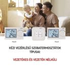 Manuális vezeték nélküli szobatermosztát P5614