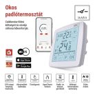GoSmart Programozható vezetékes termosztát padlófűtéshez WiFi-vel P56S01F