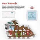 GoSmart Programozható vezetékes termosztát padlófűtéshez WiFi-vel P56S01F