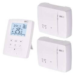   Programozható vezeték nélküli OpenTherm szobatermosztát 2 vevőegységgel P5611OT.2R