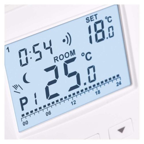 Programozható vezeték nélküli OpenTherm szobatermosztát 2 vevőegységgel P5611OT.2R