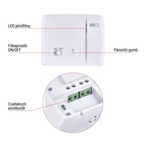 GoSmart Programozható vezeték nélküli szobatermosztát WiFi-vel P56S11