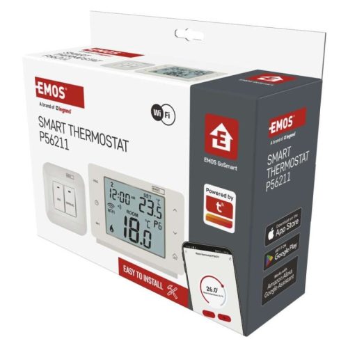 GoSmart Programozható vezeték nélküli szobatermosztát WiFi-vel P56211