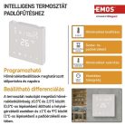 GoSmart Programozható vezetékes termosztát padlófűtéshez WiFi-vel P56201UF