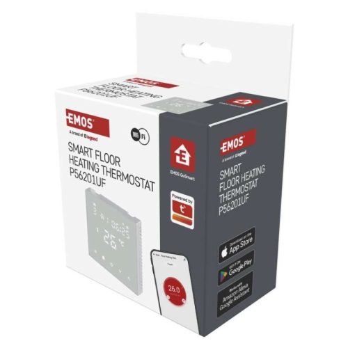 GoSmart Programozható vezetékes termosztát padlófűtéshez WiFi-vel P56201UF