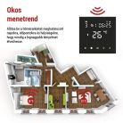 GoSmart Programozható vezetékes termosztát padlófűtéshez WiFi-vel P56201BUF