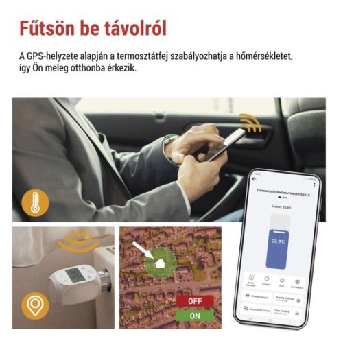 GoSmart Digitális termosztatikus fej P5631S ZigBee 3.0