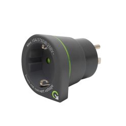   Q2POWER 1.200110-TH utazóadapter  Europe to USA”, bemeneti feszültség: 100-250 V, teljesítmény: 100 V - 1500 W / 250 V - 3750 W"