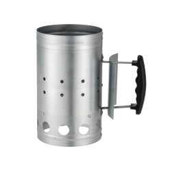   Blim+ 10-186-005 faszénbegyújtó, horganyzott acél, 15cm átmérő, 27cm magasság