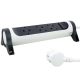 Legrand 694527 Elosztósor Premium 3x2P+F forgatható, 1,5 m vezetékkel, fehér