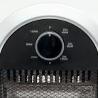 Home FK 231 álló elektromos halogén hősugárzó fűtőtest, 400W/800W/1200W, oszcillálás, IP20 védelem, fekete/ezüst