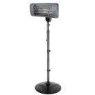 Home FK 272 álló kvarccsöves kültéri hősugárzó, 650W/1350W, IPX4 védelem