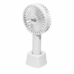   HOME HF9C kézi ventilátor, akkumulátoros, 4 W teljesítmény, 3 sebesség, 9 cm-es lapátátmérő