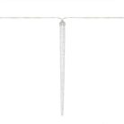 HOME KJL288 jégcsap fényfüzér, 3,5m hosszú, 288db hidegfehér SMD LED, 8db jégcsap/36db LED, hálózati adapter, kül- és beltéri kivitel