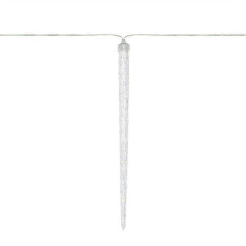 HOME KJL288 jégcsap fényfüzér, 3,5m hosszú, 288db hidegfehér SMD LED, 8db jégcsap/36db LED, hálózati adapter, kül- és beltéri kivitel