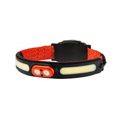   NEBO NEB-HLP-0021-G CURVBEAM 600 FLEX fejlámpa, 600 lumen, 1100mAh, COB LED, IPX4, 180°-os világítás