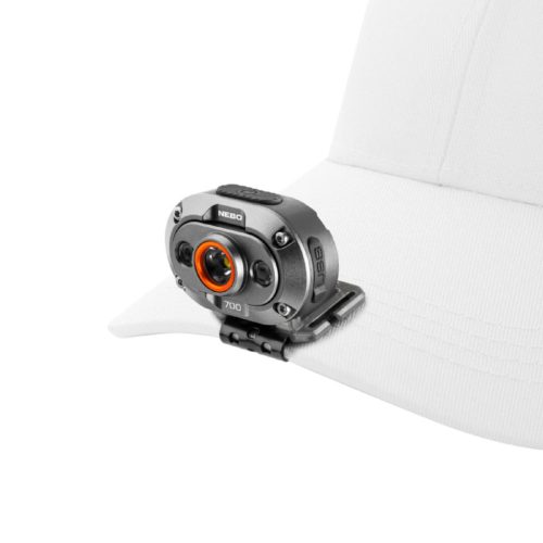 NEBO NEB-HLP-0044-H MYCRO 700 fej- és sapkalámpa, 700 lumen, 6 világítási mód, akkumulátor, víz- és ütésálló