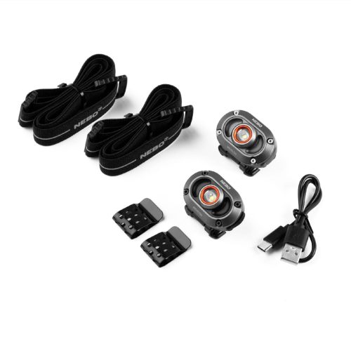 NEBO NEB-HLP-1010-G MYCRO 250 fejlámpa szett, 2 db / szett, 250 lumen, vízálló, akkumulátoros tápellátás