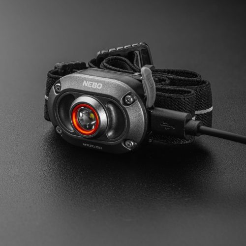 NEBO NEB-HLP-1010-G MYCRO 250 fejlámpa szett, 2 db / szett, 250 lumen, vízálló, akkumulátoros tápellátás