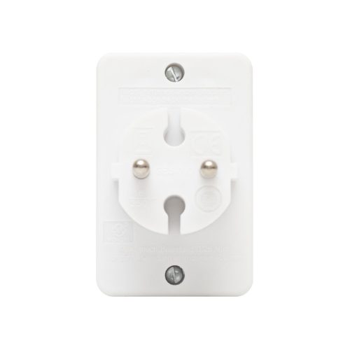 Home NV 23/WH hálózati elosztó, 3 EURO aljzat gyermekvédelemmel ellátva, max. 3 x 500 W, fehér