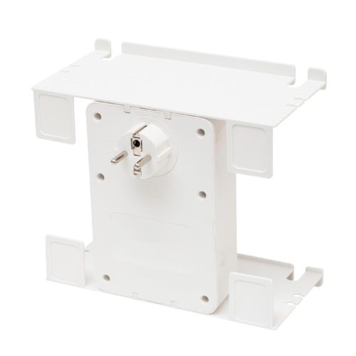 Home NV 4 USB tálcás USB-s elosztó, 4 földelt aljzat, 4 USB aljzat össz 2,4A, elforgatható csatlakozódugó, max.3680W