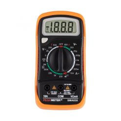  Home SMA 830 digitális multiméter, gyenfeszültség, váltófeszültség, egyenáram, ellenállás mérése, tartozékok: mérőzsinór