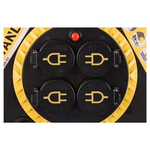 STANLEY SXCR-111 kábeldob, max. 3000 W, IP44, H07RN-F 3G1,5 mm² 20m kábel, kül- és beltéri kivitel