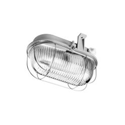 LENA OVAL100 hajólámpa 100W E27 IP44 szürke