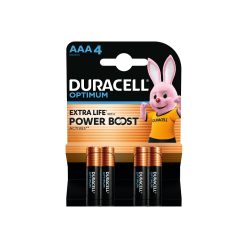 Duracell LR03 MN2400 AAA Optimum 1,5V B4 elem